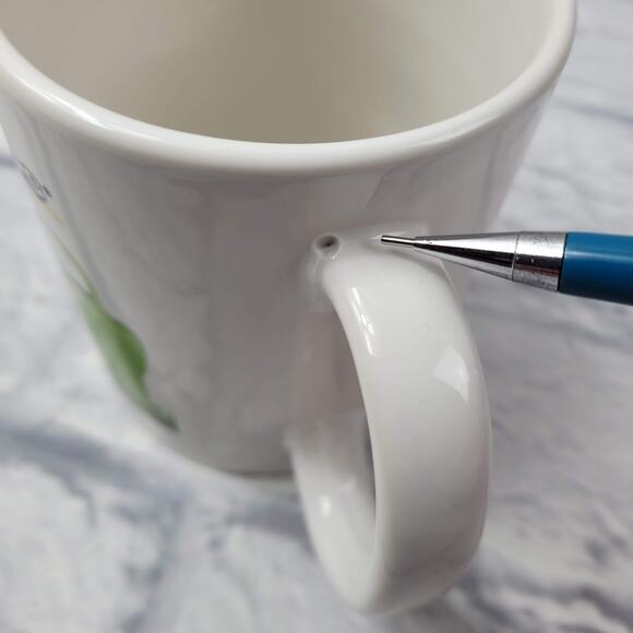 NWT Menards Watering Can Gardening Stoneware Mug 11 ounce - Picture 2 of 11